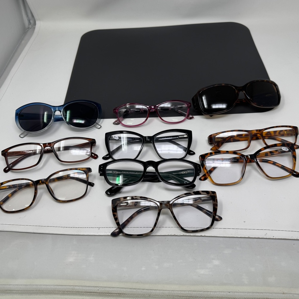 Reading glasses lot of 10 pcs with +1.50 magnification